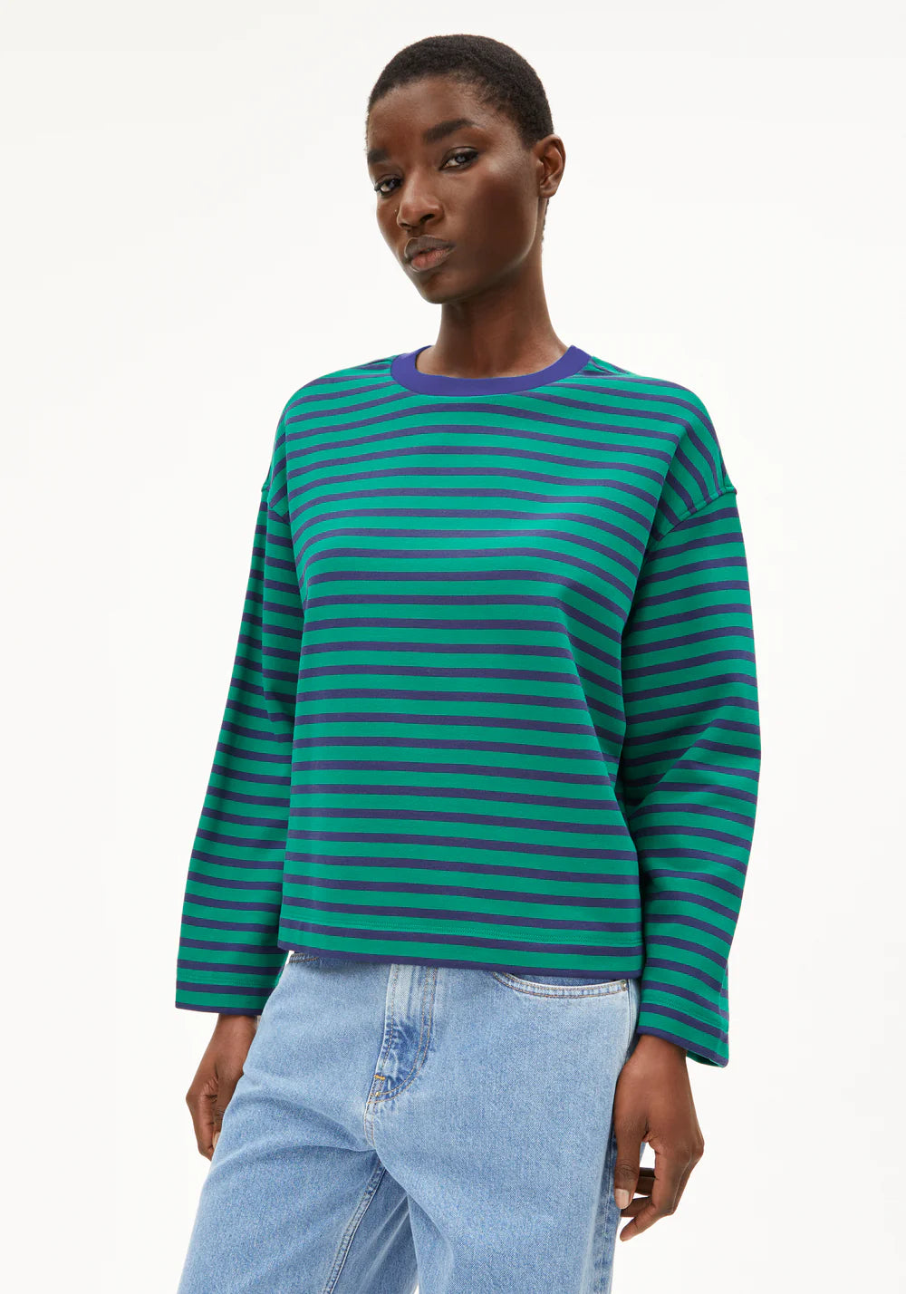 FRANKAA MAARLEN STRIPE SWEAT