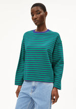Afbeelding in Gallery-weergave laden, FRANKAA MAARLEN STRIPE SWEAT
