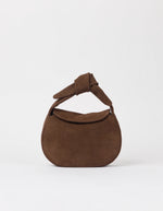 Afbeelding in Gallery-weergave laden, COCO CROISSANT CHOCOLATE SUEDE WITH CLASSIC LEATHER

