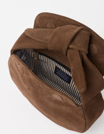 Afbeelding in Gallery-weergave laden, COCO CROISSANT CHOCOLATE SUEDE WITH CLASSIC LEATHER
