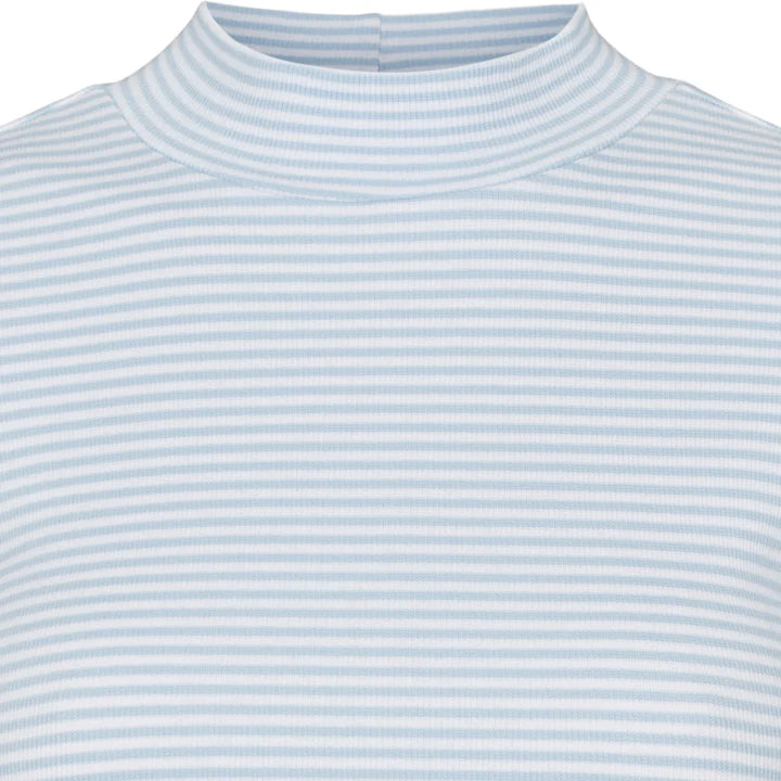 ESBLOSSOM STRIPE TURTLENECK
