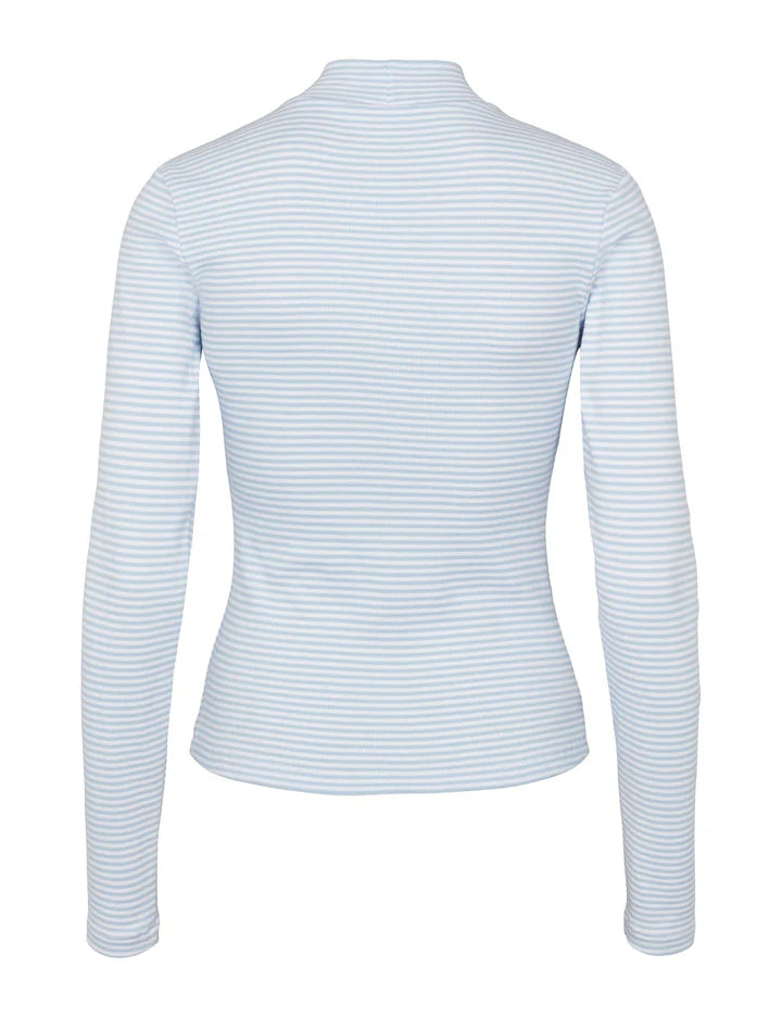 ESBLOSSOM STRIPE TURTLENECK
