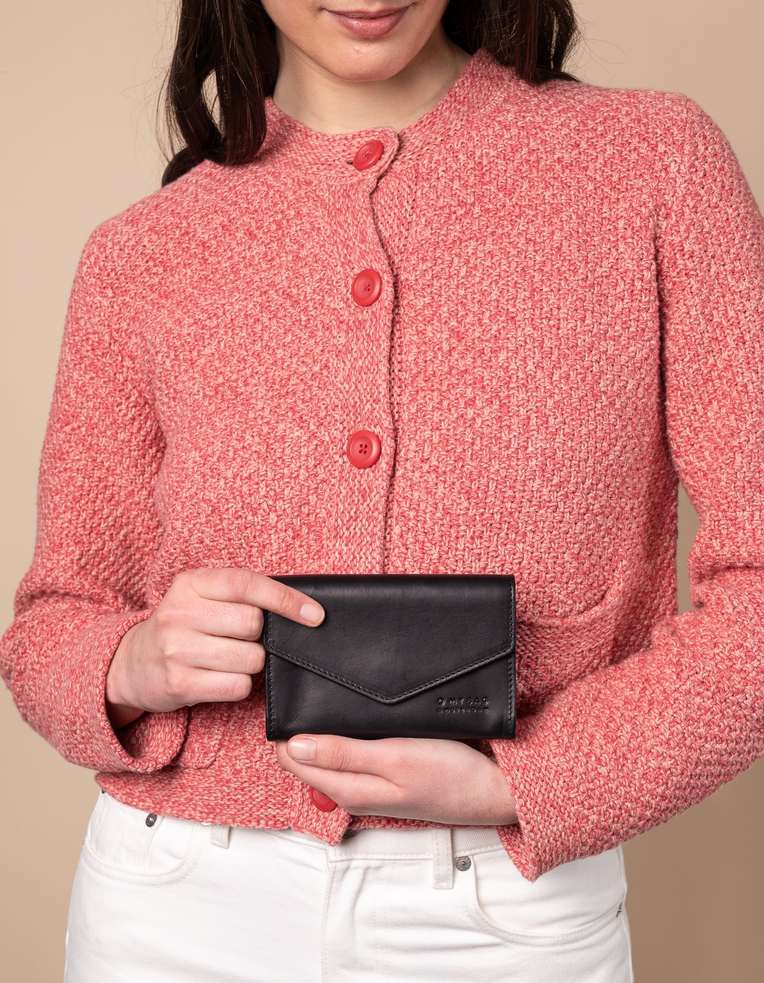 JO'S PURSE BLACK CLASSIC LEATHER