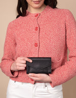 Afbeelding in Gallery-weergave laden, JO&#39;S PURSE BLACK CLASSIC LEATHER
