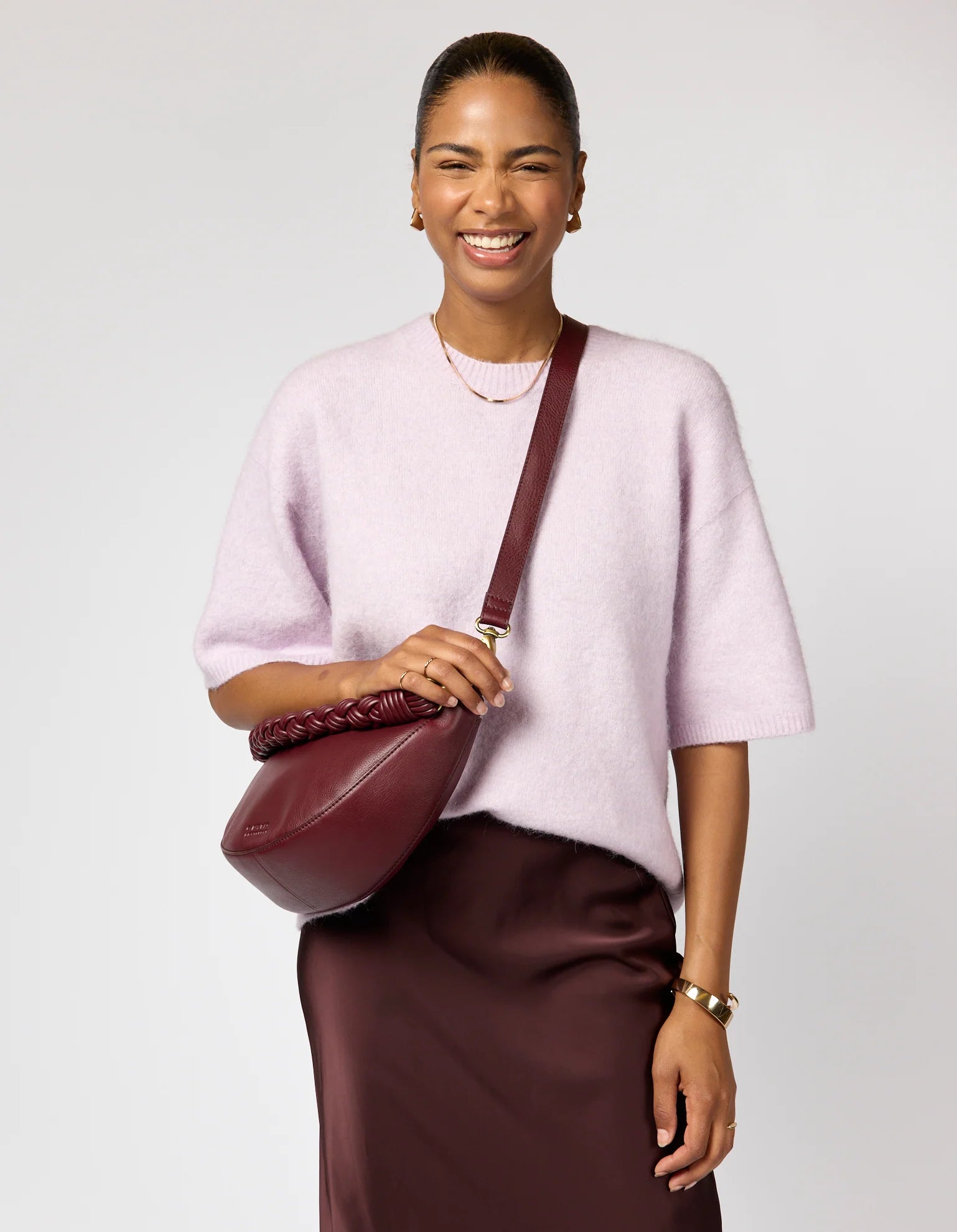 LEO TWISTED HANDLE DARK CHERRY