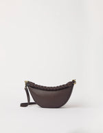 Afbeelding in Gallery-weergave laden, LEO TWISTED HANDLE MINI CHOCOLATE SOFT GRAIN LEATHER
