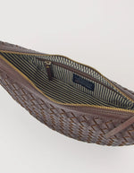 Afbeelding in Gallery-weergave laden, LEO WOVEN CHOCOLATE WOVEN SOFT GRAIN LEATHER
