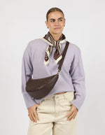 Afbeelding in Gallery-weergave laden, LEO WOVEN CHOCOLATE WOVEN SOFT GRAIN LEATHER
