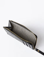 Afbeelding in Gallery-weergave laden, LOLA COIN PURSE BLACK CROCO CLASSIC LEATHER
