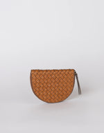 Afbeelding in Gallery-weergave laden, LAURA COIN PURSE COGNAC WOVEN
