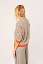 Afbeelding in Gallery-weergave laden, BICOLOR KNITTED SWEATER
