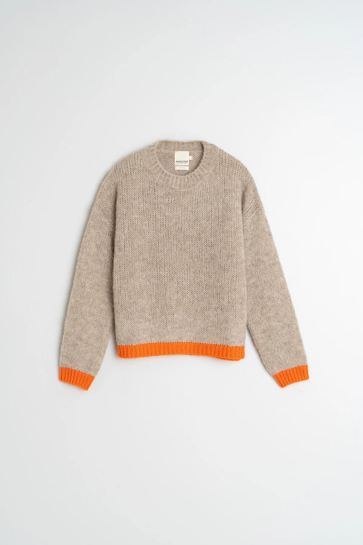 BICOLOR KNITTED SWEATER