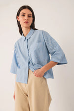 Afbeelding in Gallery-weergave laden, BOXY GESTREEPT SHIRT
