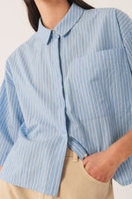 Afbeelding in Gallery-weergave laden, BOXY GESTREEPT SHIRT
