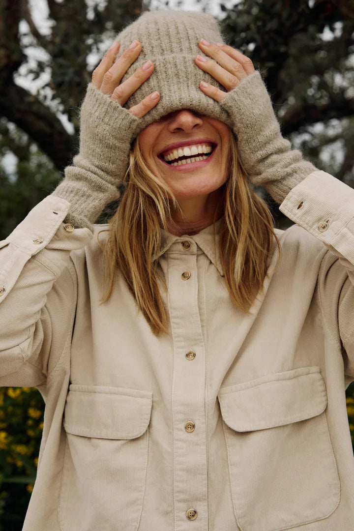 COLOURFUL KNITTED HAT MINT