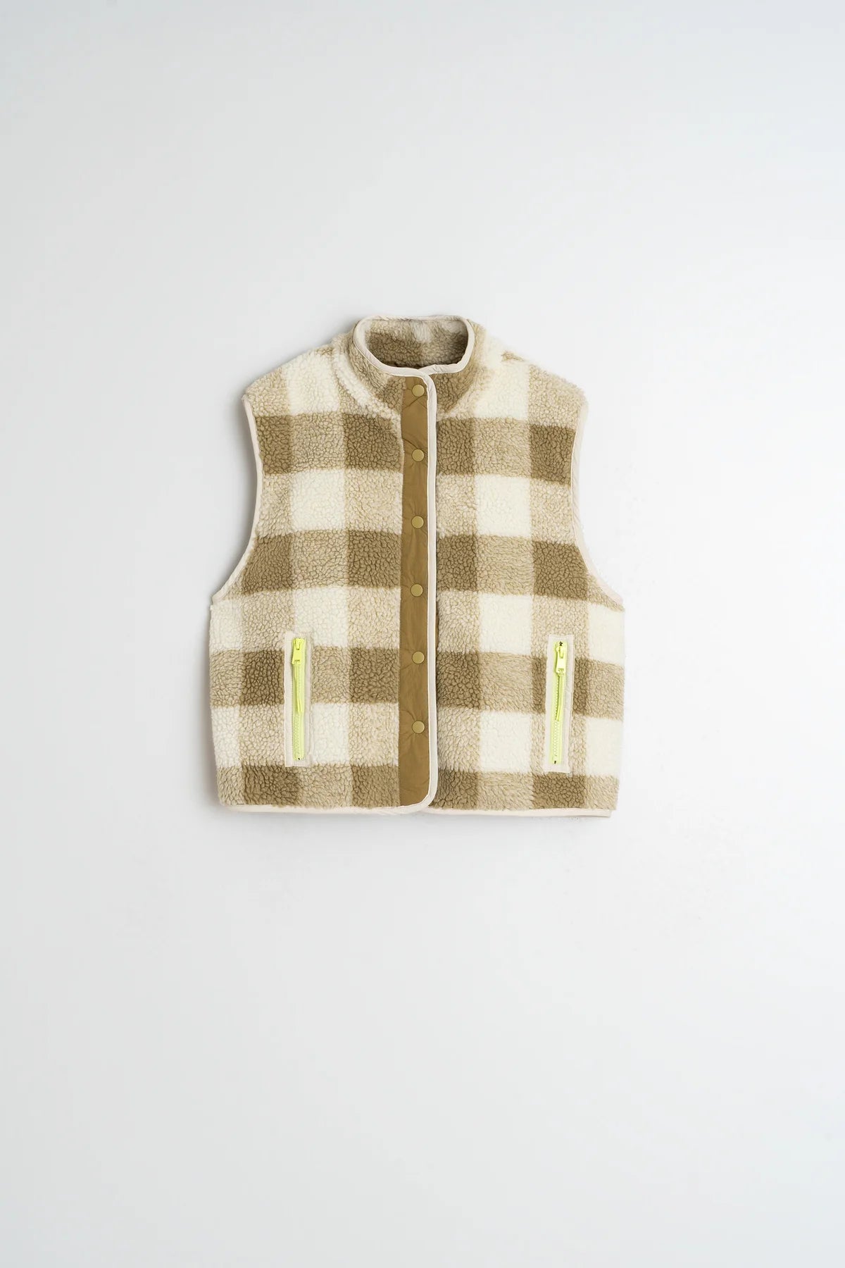 TEDDY PLAID VEST