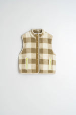 Afbeelding in Gallery-weergave laden, TEDDY PLAID VEST
