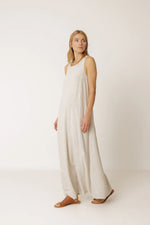 Afbeelding in Gallery-weergave laden, NATURAL EMBROIDERED DRESS
