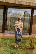 Afbeelding in Gallery-weergave laden, CROSSED WAISTBAND SKIRT
