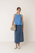 Afbeelding in Gallery-weergave laden, SHORT LINEN TOP
