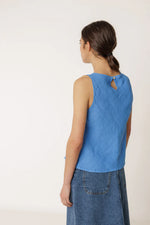 Afbeelding in Gallery-weergave laden, SHORT LINEN TOP
