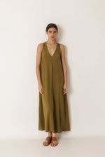 Afbeelding in Gallery-weergave laden, CREPE MAXI DRESS
