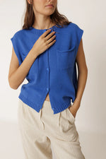 Afbeelding in Gallery-weergave laden, BOXY VEST WITH POCKETS
