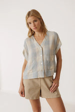 Afbeelding in Gallery-weergave laden, GINGHAM CHECK SHIRT BLUE
