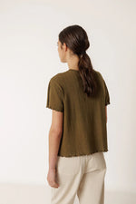 Afbeelding in Gallery-weergave laden, CROPPED RIB T-SHIRT
